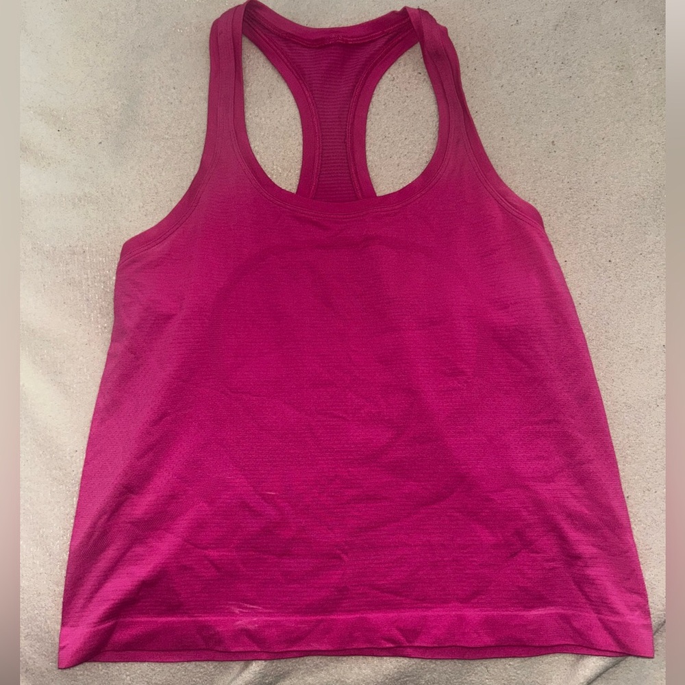 Women's Pink Lululemon Tank Top